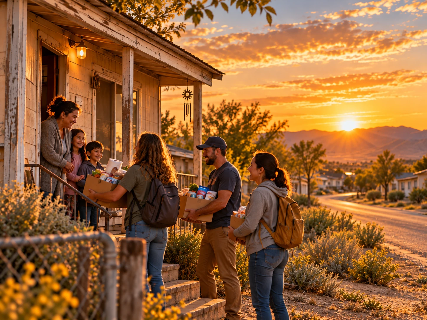 Neighbors providing practical care