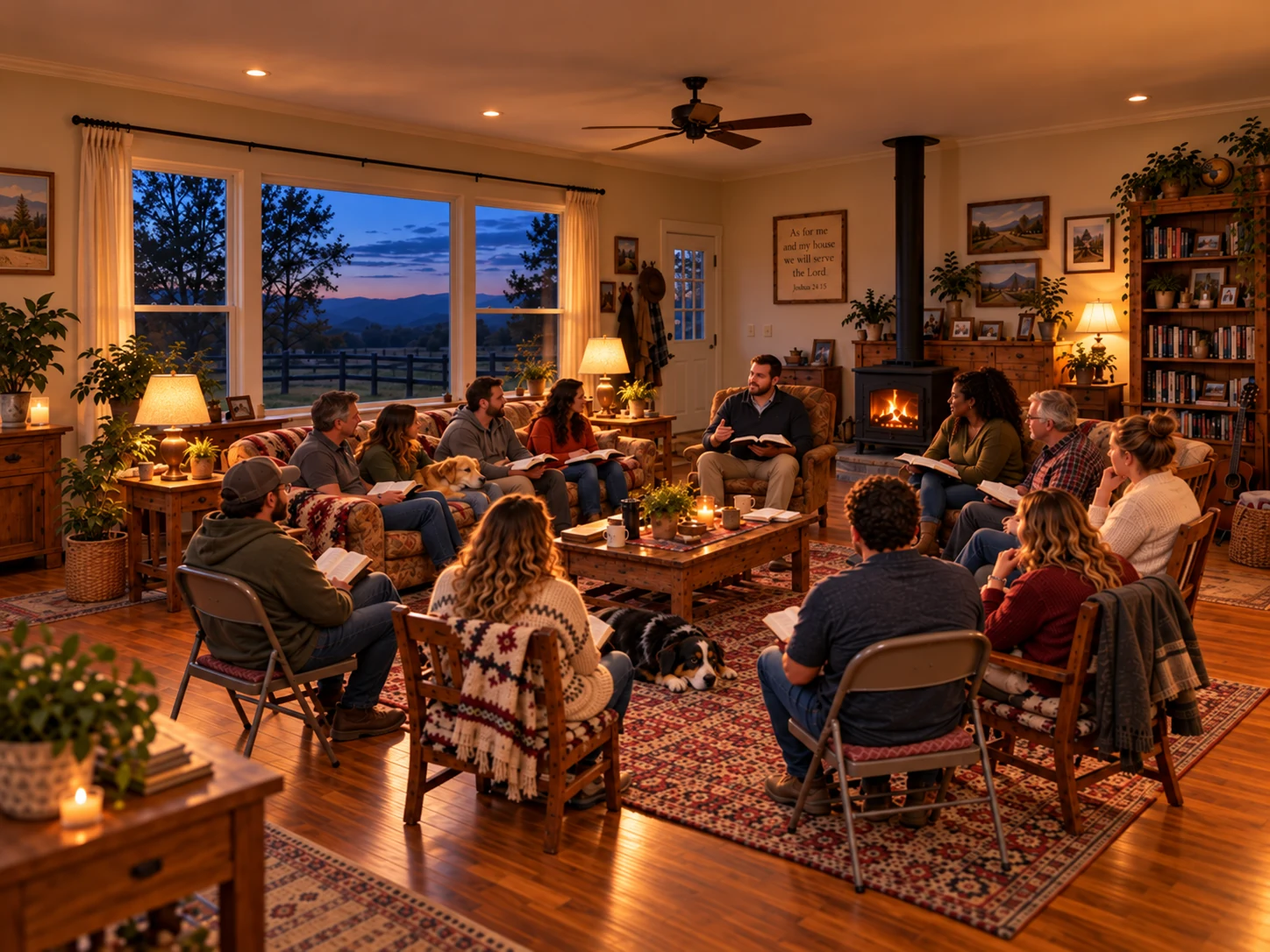People growing together through Bible study