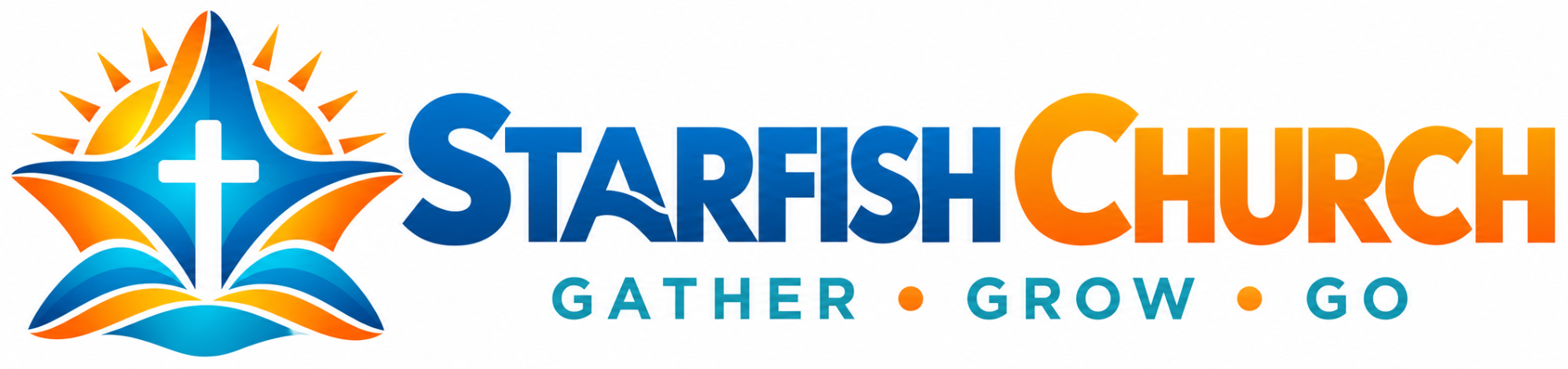 Starfish Church. Gather, Grow, Go.